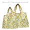 Wrapables Large & Small Foldable Tote Nylon Reusable Grocery Bags, Set of 2, Lemons